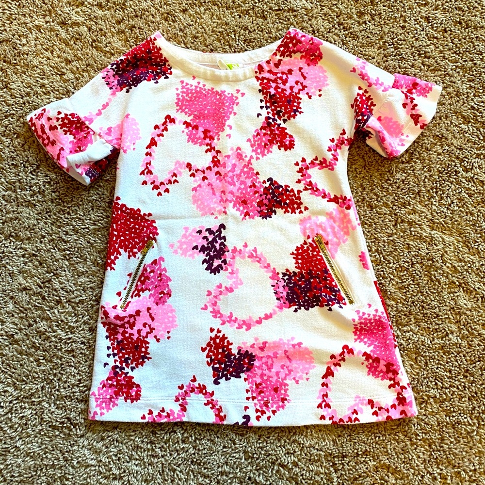 Little girls heart dress
